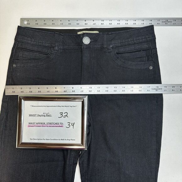 Democracy Jeans Womens 10 Skinny Ab Technology Blue Stretch Denim Booty Lift EUC - Picture 7 of 12